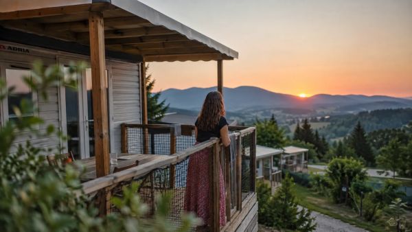 Des vacances en mobil-home à la montagne dans l'Ain pour se ressourcer