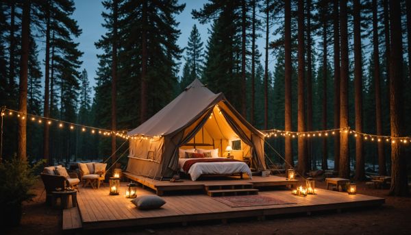 Séjour romantique en résidence de plein air tout confort